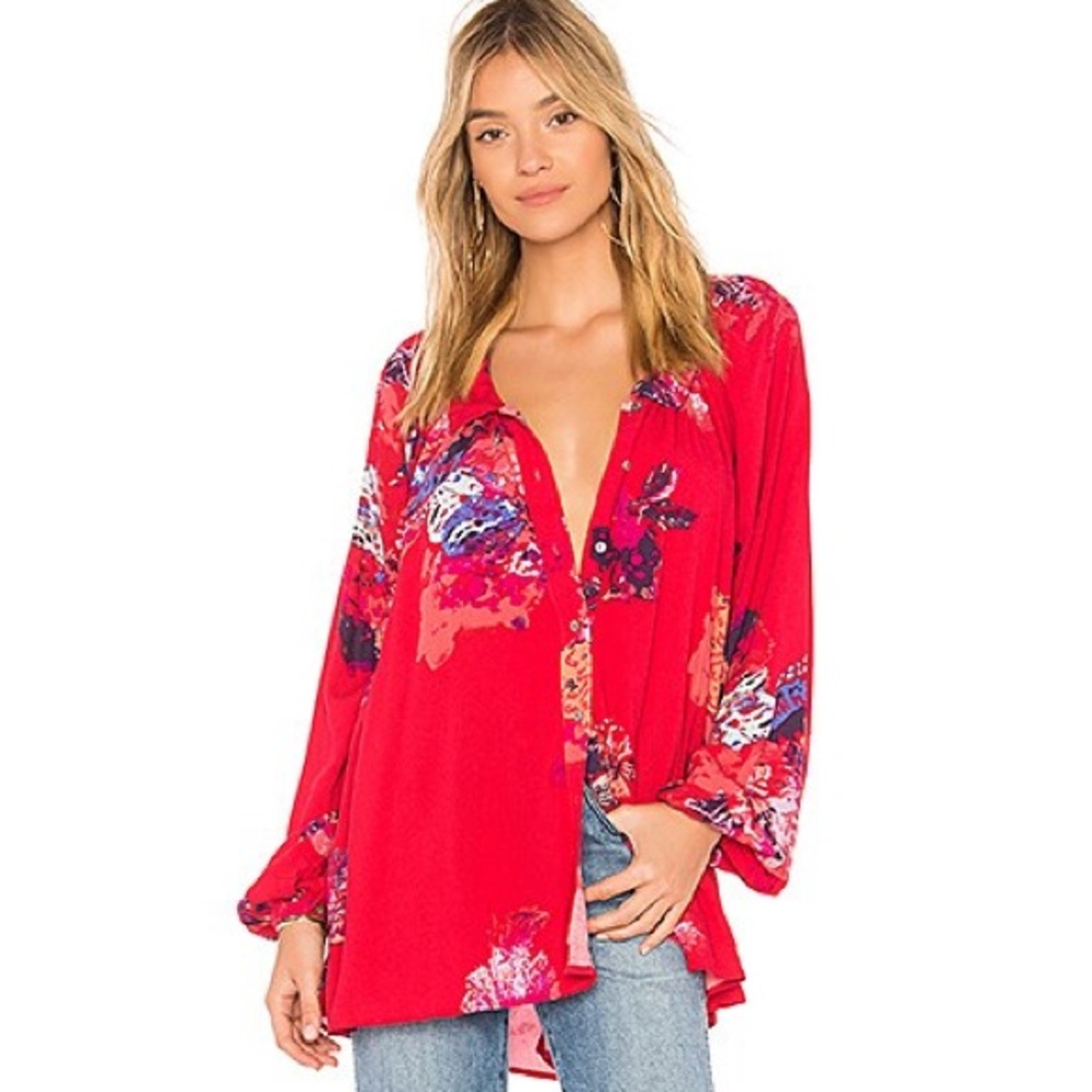 Free People Meadow Lark Blouse